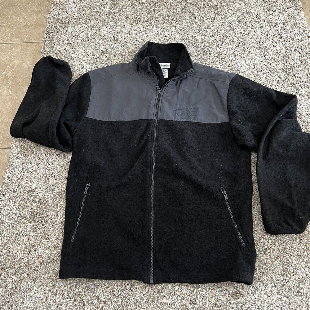 Walt Disney World Mickey Mens Fleece Jacket Small Full Zip Mickey Disney Parks